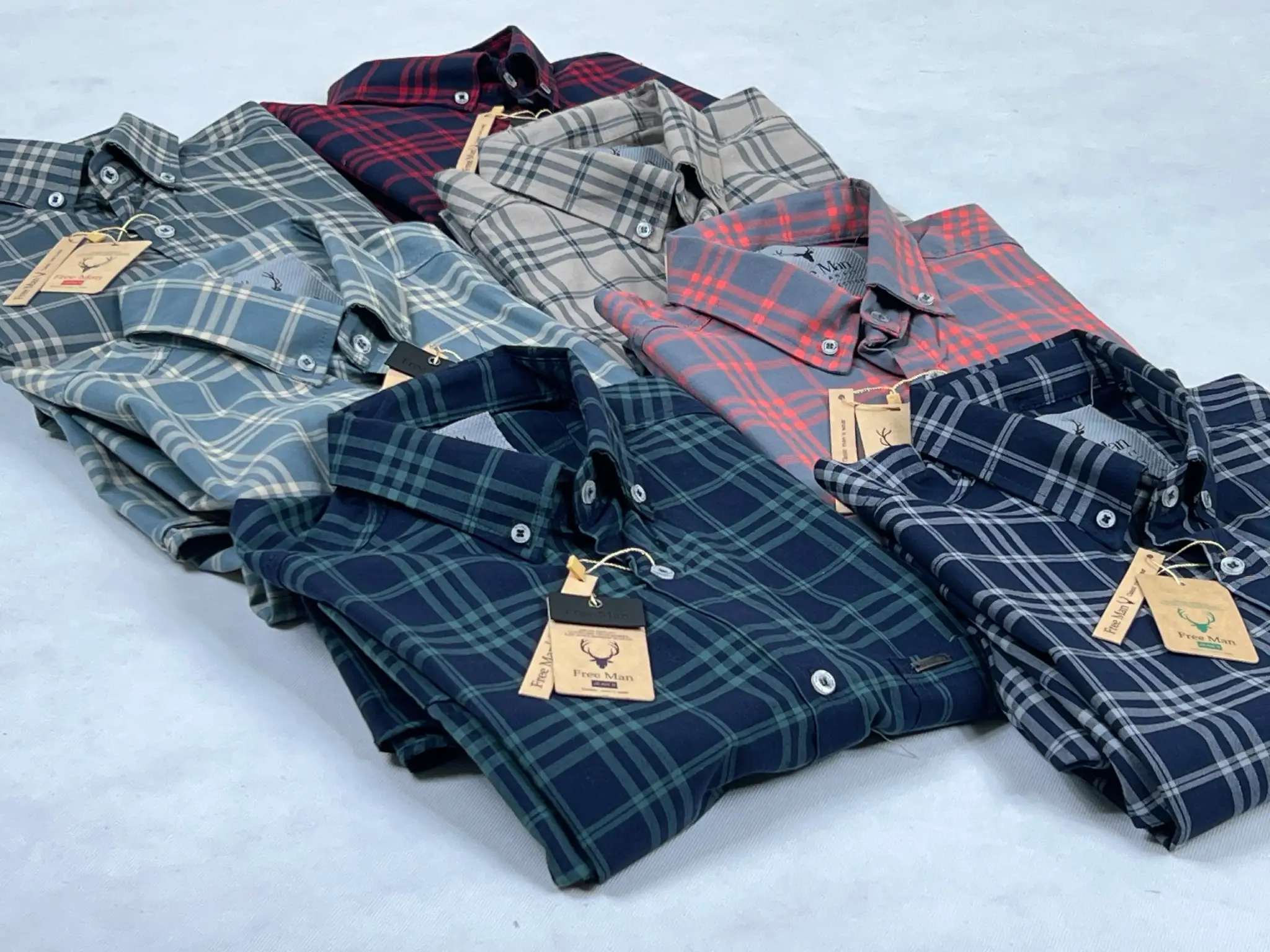 پیراهن مردانه آستین‌بلند - کد ۱۲۰۱ - تصویر 2