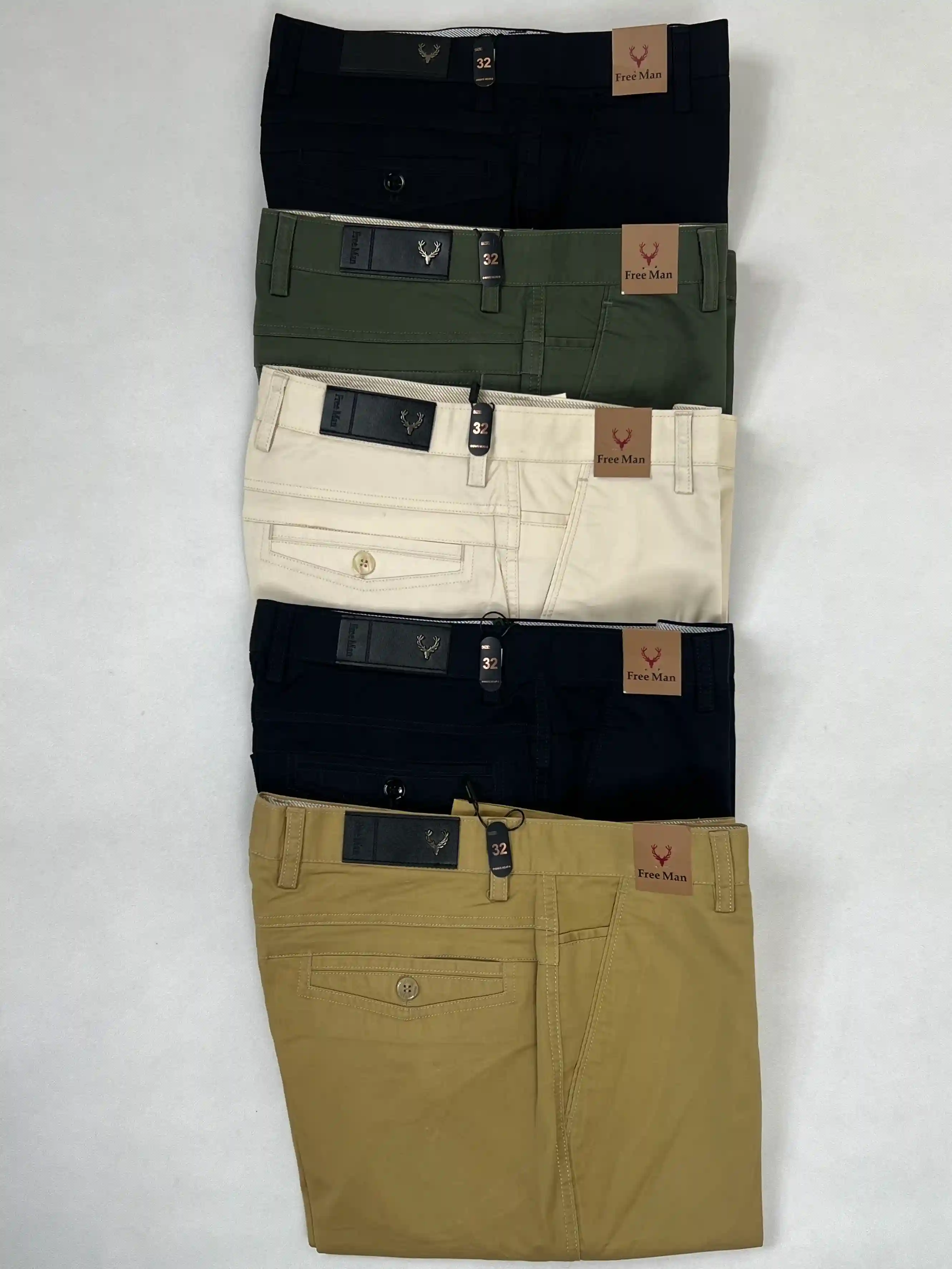 شلوار مردانه کتان کلاسیک - تصویر 2