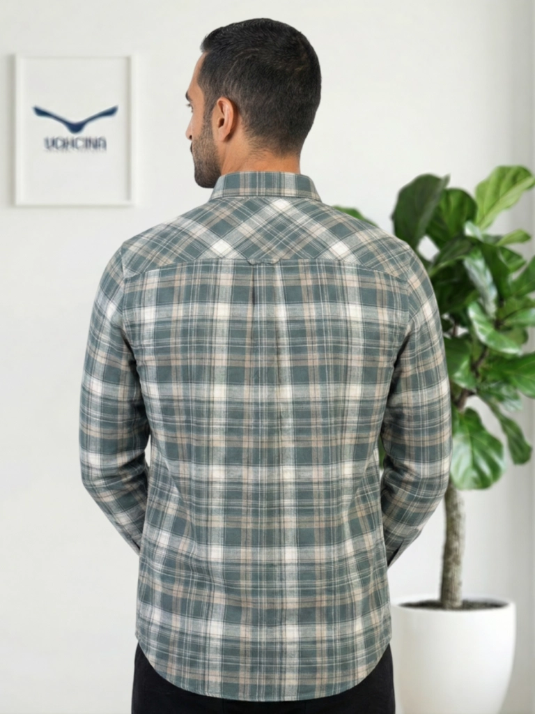 پیراهن مردانه آستین‌بلند - کد ۱۲۰۰ - تصویر 4