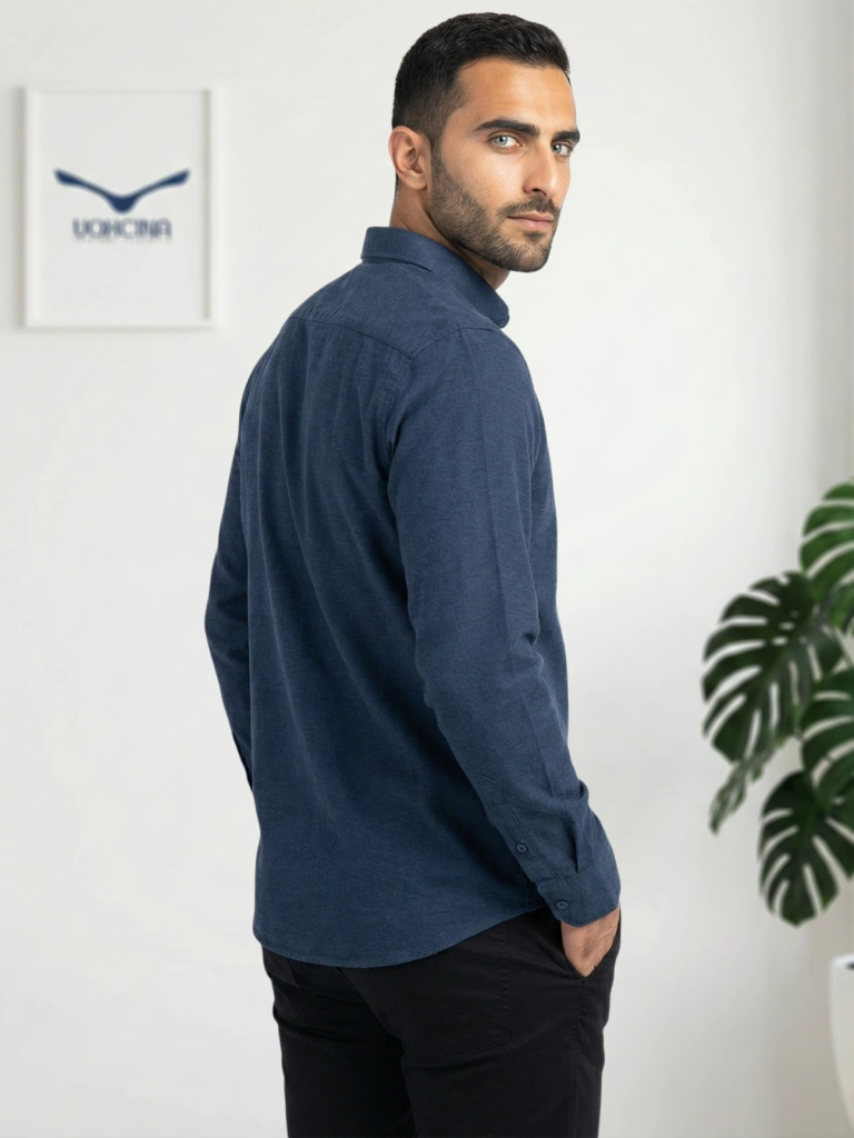 پیراهن مردانه آستین‌بلند - کد ۱۲۱۰ - تصویر 5