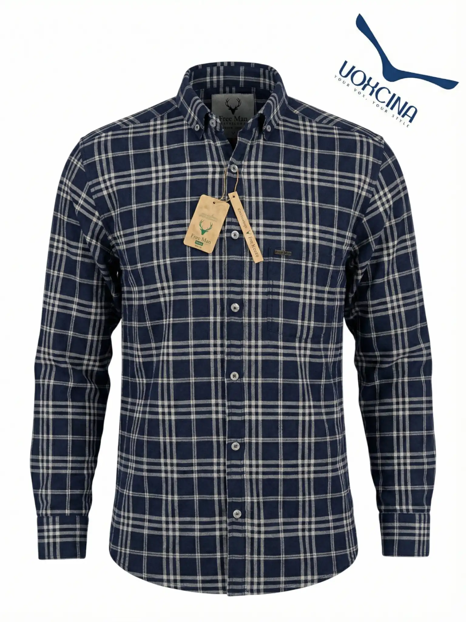 پیراهن مردانه آستین‌بلند - کد ۱۲۰۱ - تصویر 4